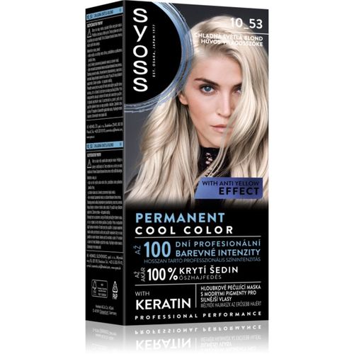 Permanent Cool Color tinte permanente para cabello con subtono frío tono 10_53 Cool Light Blond 1 ud - Syoss - Modalova