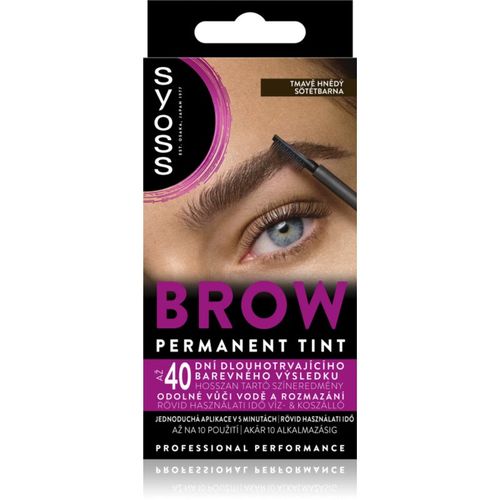 Brow Tint tinte de cejas tono Dark Brown 10 ml - Syoss - Modalova