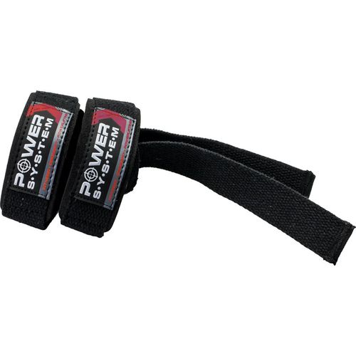 Power Straps bandas de musculación color Black & Red 2 ud - Power System - Modalova