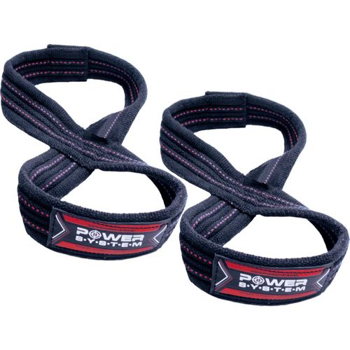 Figure 8 Straps Zughilfen Farbe Red L/XL 2 St - Power System - Modalova