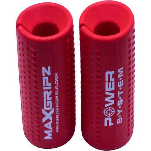 Mx Gripz empuñaduras de musculación para la pesa color Red XL 2 ud - Power System - Modalova