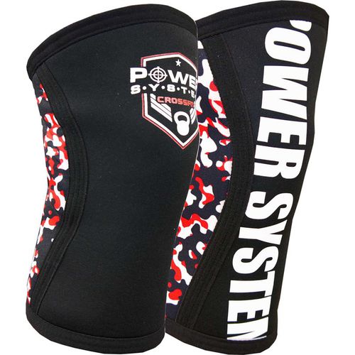 Knee Sleeves venda para la rodilla tamaño Red, S/M 1 ud - Power System - Modalova