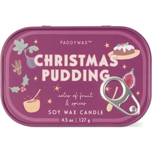 Bistro Tin Christmas Pudding vela perfumada en lata 127 g - Paddywax - Modalova