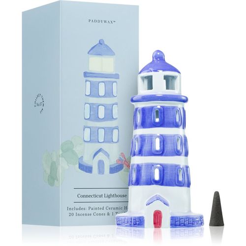 Painted Ceramic House Connecticut Lighthouse lote de regalo - Paddywax - Modalova
