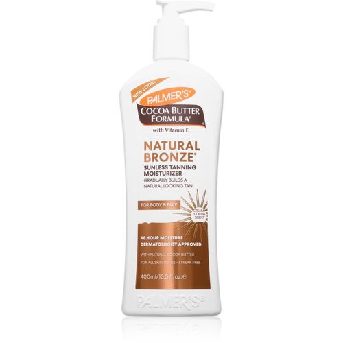 Cocoa Butter Formula Natural Bronze crema autobronceadora corporal de bronceado gradual 400 ml - Palmer’s - Modalova