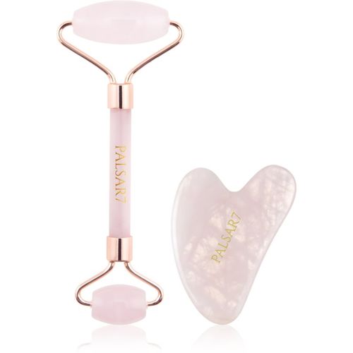 Massage Roller and Guasha Rose Quartz rodillo de masaje para el rostro y accesorio para masaje - PALSAR7 - Modalova