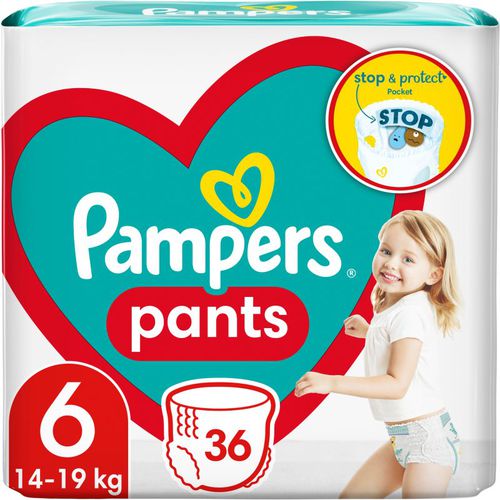 Pants Size 6 pañales-braguita desechables 14-19 kg 36 ud - Pampers - Modalova