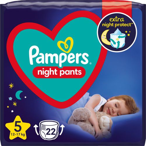 Night Pants Size 5 pannolini a mutandina usa e getta per la notte 12-17 kg 22 pz - Pampers - Modalova