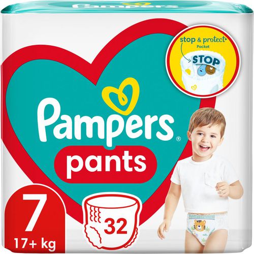 Pants Size 7 pañales-braguita desechables 17+ kg 32 ud - Pampers - Modalova