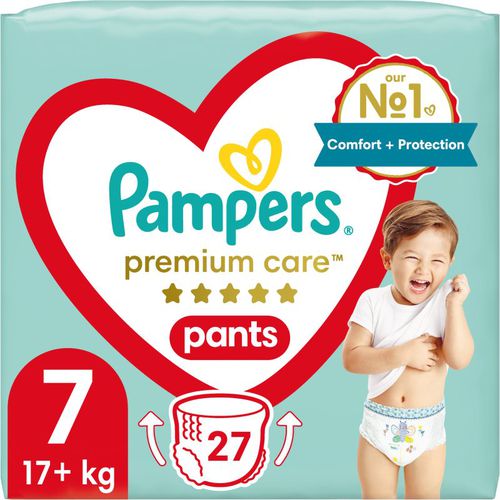 Premium Care Pants Size 7 pañales-braguita desechables 17+ kg 27 ud - Pampers - Modalova