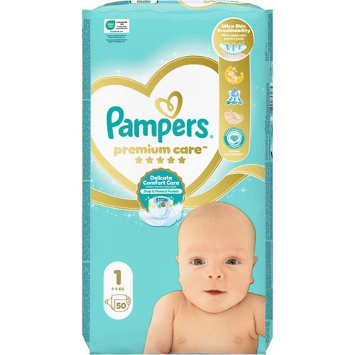 Premium Care Size 1 pañales desechables 2-5 kg 50 ud - Pampers - Modalova
