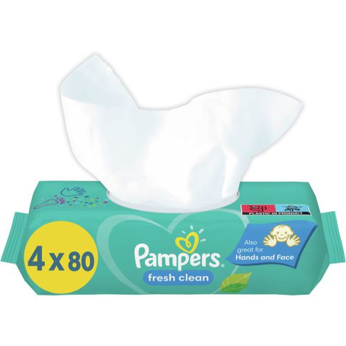 Fresh Clean toallitas húmedas limpiadoras para niños para pieles sensibles 4x80 ud - Pampers - Modalova