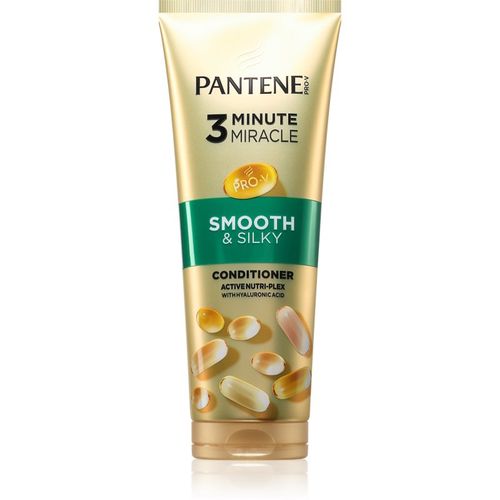 Minute Miracle Smooth&Silky acondicionador de acción profunda de 3 minutos para cabello dañado 220 ml - Pantene - Modalova