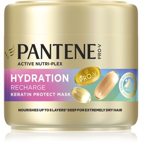 Pro-V Active Nutri Plex Hydration Recharge mascarilla hidratante y regeneradora para cabello con queratina 300 ml - Pantene - Modalova