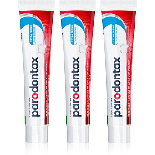 Extra Fresh pasta de dientes para encías sangrantes 3 x 75 ml - Parodontax - Modalova