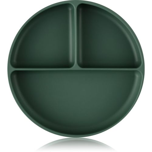 Take&Match 6m+ plato con compartimentos redondo Misty Green 1 ud - Petite&Mars - Modalova