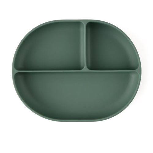 Take&Match 6m+ plato con compartimentos con ventosa Misty Green 1 ud - Petite&Mars - Modalova
