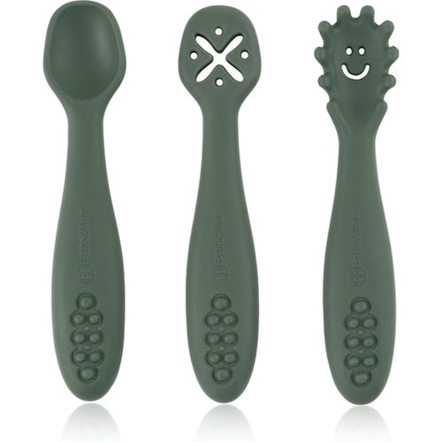 Take&Match 6m+ cuchara para niños Misty Green 3 ud - Petite&Mars - Modalova