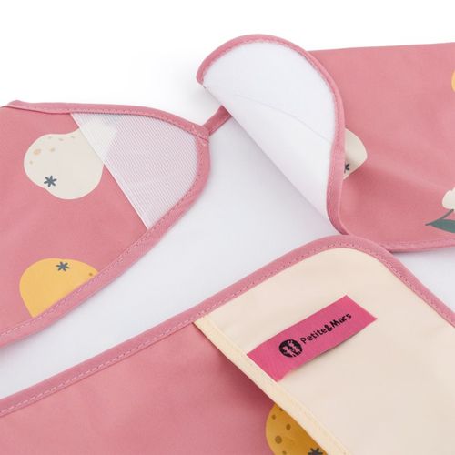 Ben babero de manga larga 2 y+ Pink Pears 1 ud - Petite&Mars - Modalova