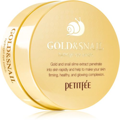 Gold & Snail maschera idrogel contorno occhi con estratto di bava di lumaca 60 pz - Petitfée - Modalova