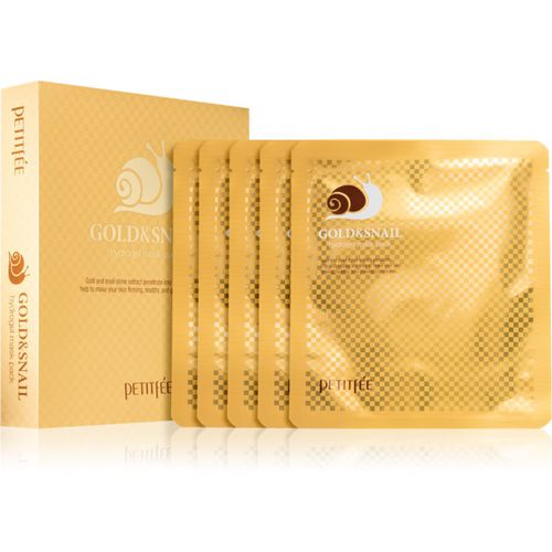 Gold & Snail mascarilla intensiva de hidrogel con extracto de baba de caracol 5x30 g - Petitfée - Modalova