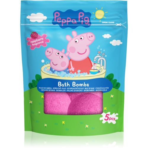 Bath Bombs bomba de baño efervescente 5x50 g - Peppa Pig - Modalova