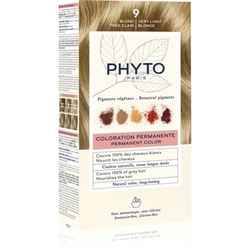 Color tinte de pelo sin amoníaco tono 9 Very Light Blonde 1 ud - Phyto - Modalova