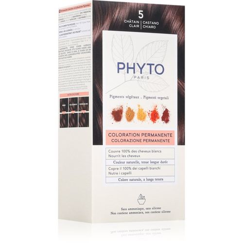 Color tinte de pelo sin amoníaco tono 5 Light Brown 1 ud - Phyto - Modalova