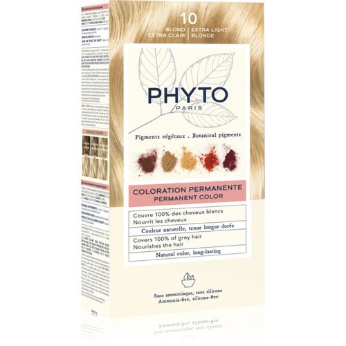 Color tinte de pelo sin amoníaco tono 10 Extra Light Blonde 1 ud - Phyto - Modalova