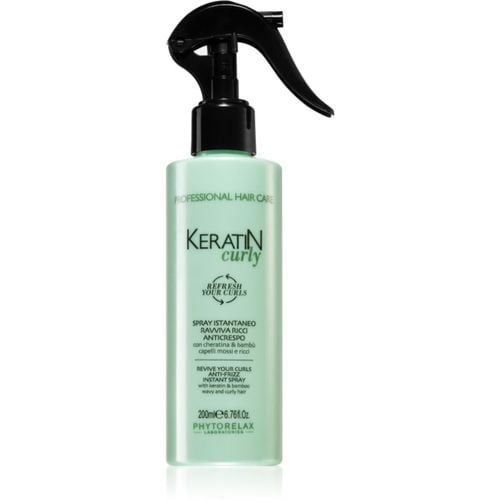 Keratin Curly spray antiencrespamiento para cabello ondulado y rizado 200 ml - Phytorelax Laboratories - Modalova