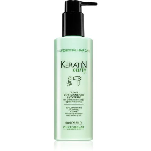 Keratin Curly crema para cabello rizado antiencrespamiento 200 ml - Phytorelax Laboratories - Modalova