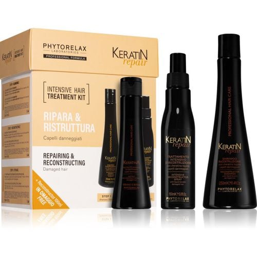 Keratin Repair confezione regalo (per capelli rovinati) - Phytorelax Laboratories - Modalova