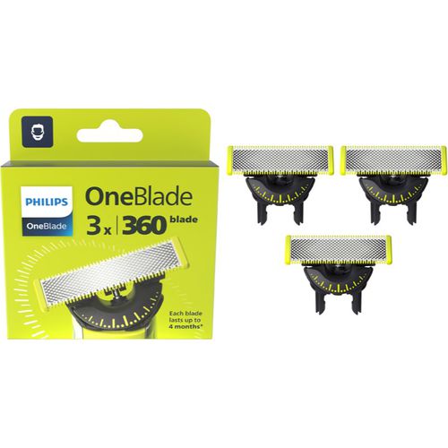 OneBlade 360 QP430/50 lame di ricambio for OneBlade 3 pz - Philips - Modalova