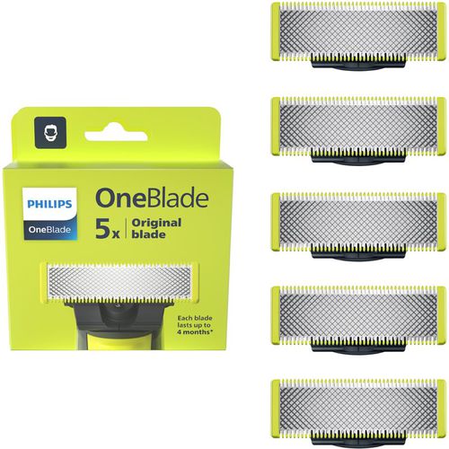 OneBlade QP250/50 lame di ricambio for OneBlade 5 pz - Philips - Modalova