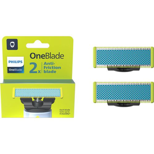 OneBlade Anti-Friction QP225/50 lame di ricambio for OneBlade 2 pz - Philips - Modalova