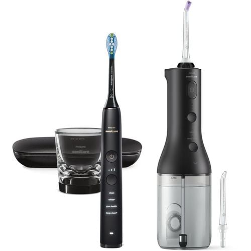 Sonicare HX3886/43 Set per la cura dentale Black - Philips - Modalova