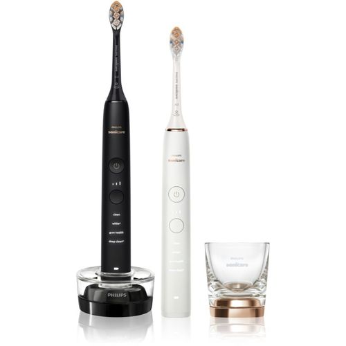 Sonicare 9000 DiamondClean HX9914/69 cepillo de dientes sónico, 2 soportes 2 ud - Philips - Modalova