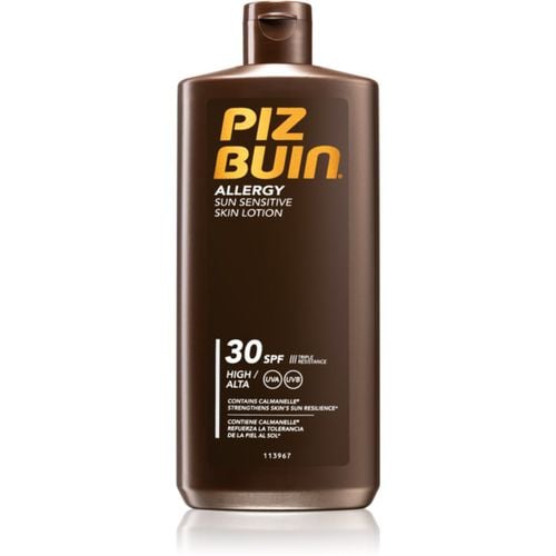 Allergy leche solar para pieles sensibles SPF 30 400 ml - Piz Buin - Modalova