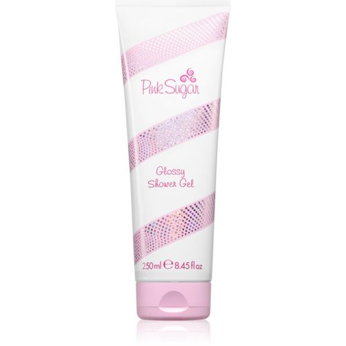 Glossy gel de ducha suave para mujer 250 ml - Pink Sugar - Modalova