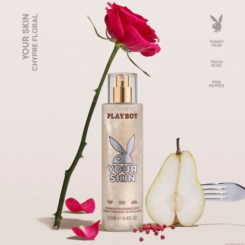 Your Skin spray corporal con purpurina para mujer 250 ml - Playboy - Modalova