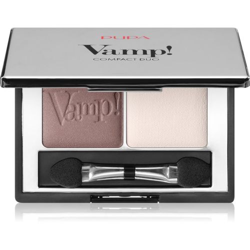 Vamp! Compact Duo Eyeshadow sombras de ojos dúo tono 006 - Brown Vanilla 2.2 g - PUPA Milano - Modalova