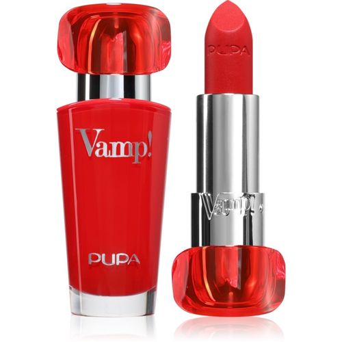 Vamp! Luminous Lipstick barra para labios voluminosos tono 302 Ruby Red 3.5 g - PUPA Milano - Modalova