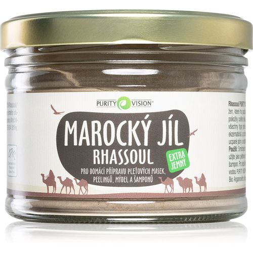 Rhassoul arcilla de Marruecos para la preparación de mascarillas faciales, exfoliantes, jabones y champús 450 g - Purity Vision - Modalova