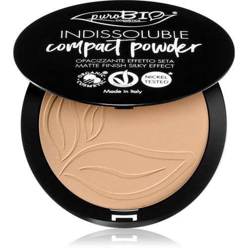 Indissouble polvos compactos con efecto mate tono 03 9 g - puroBIO Cosmetics - Modalova