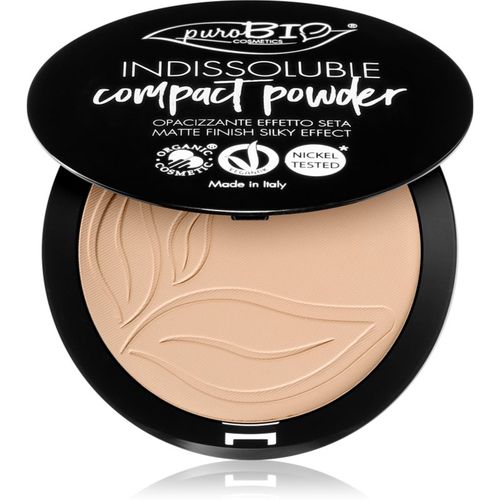Indissouble polvos compactos con efecto mate tono 02 9 g - puroBIO Cosmetics - Modalova