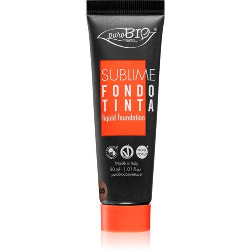 Sublime maquillaje líquido tono 03 30 ml - puroBIO Cosmetics - Modalova