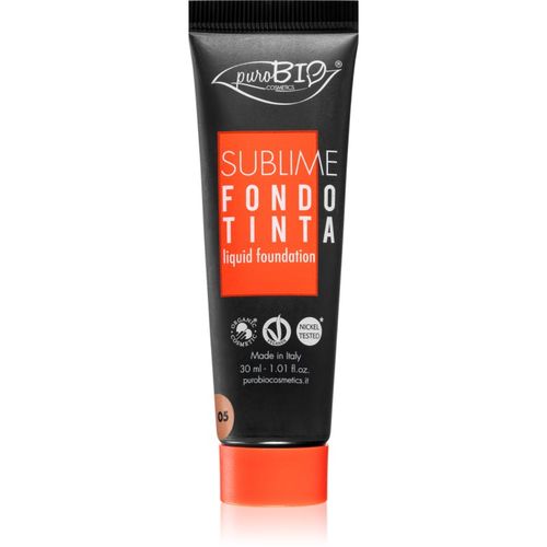 Sublime maquillaje líquido tono 05 30 ml - puroBIO Cosmetics - Modalova