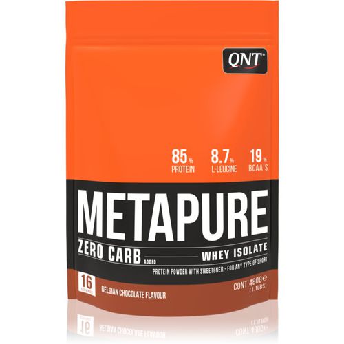 Zero Carb Metapure Protein mit Aminosäuren Geschmack Belgian Chocolate 480 g - QNT - Modalova