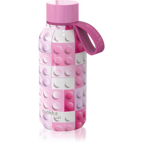 Solid Kids botella termo con presilla Pink Bricks 1 ud - Quokka - Modalova