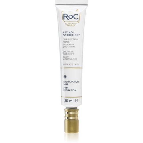 Retinol Correxion Wrinkle Correct Daily Moisturiser crema giorno idratante contro l'invecchiamento della pelle SPF 30 30 ml - RoC - Modalova